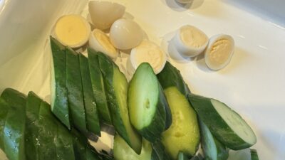 【四毒抜き】うずらの卵の糠漬け